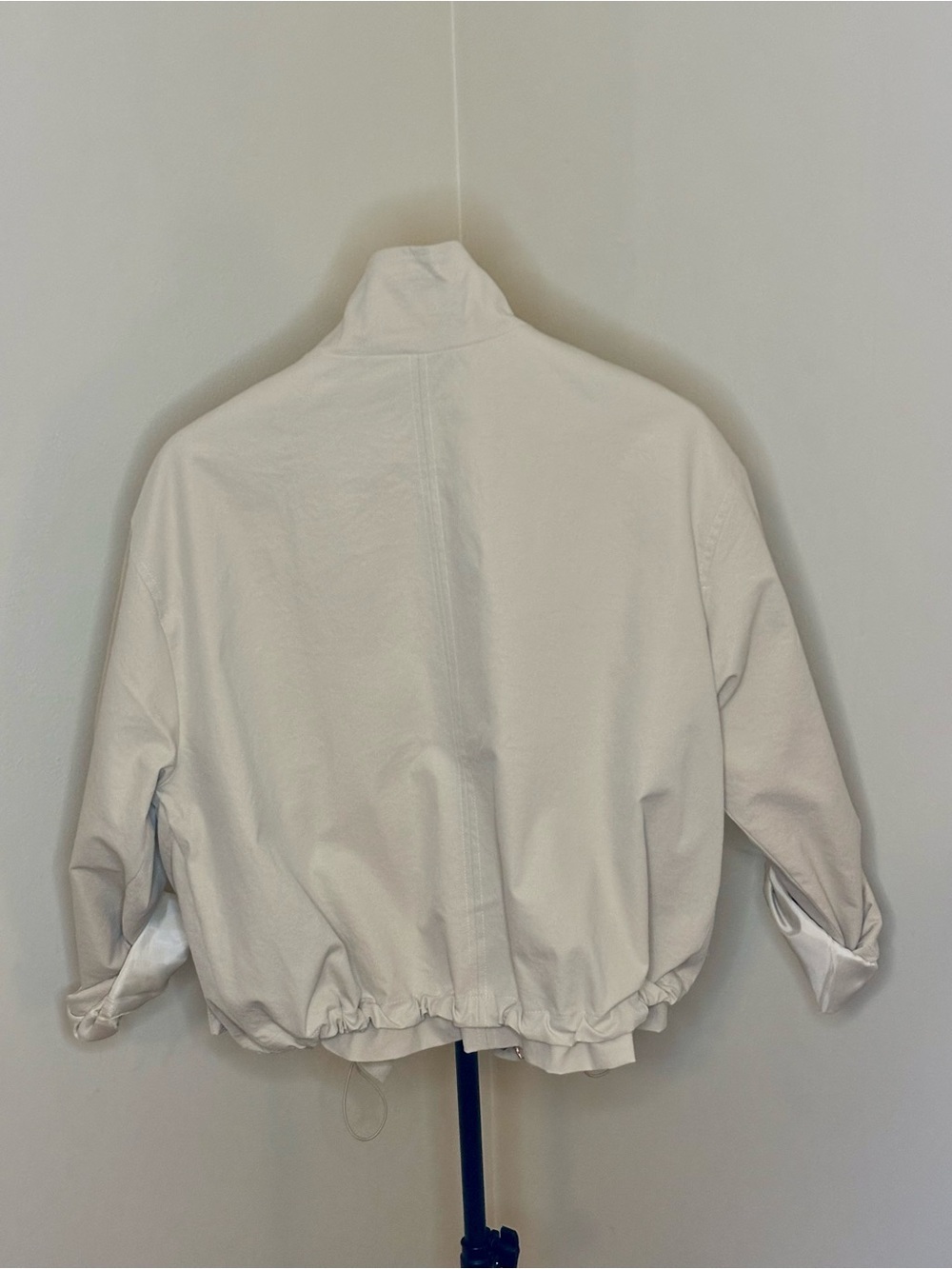 Primark Off-White Utility Jacket | Cropped Cargo Light Bomber Jacket - Picture 4 of 7